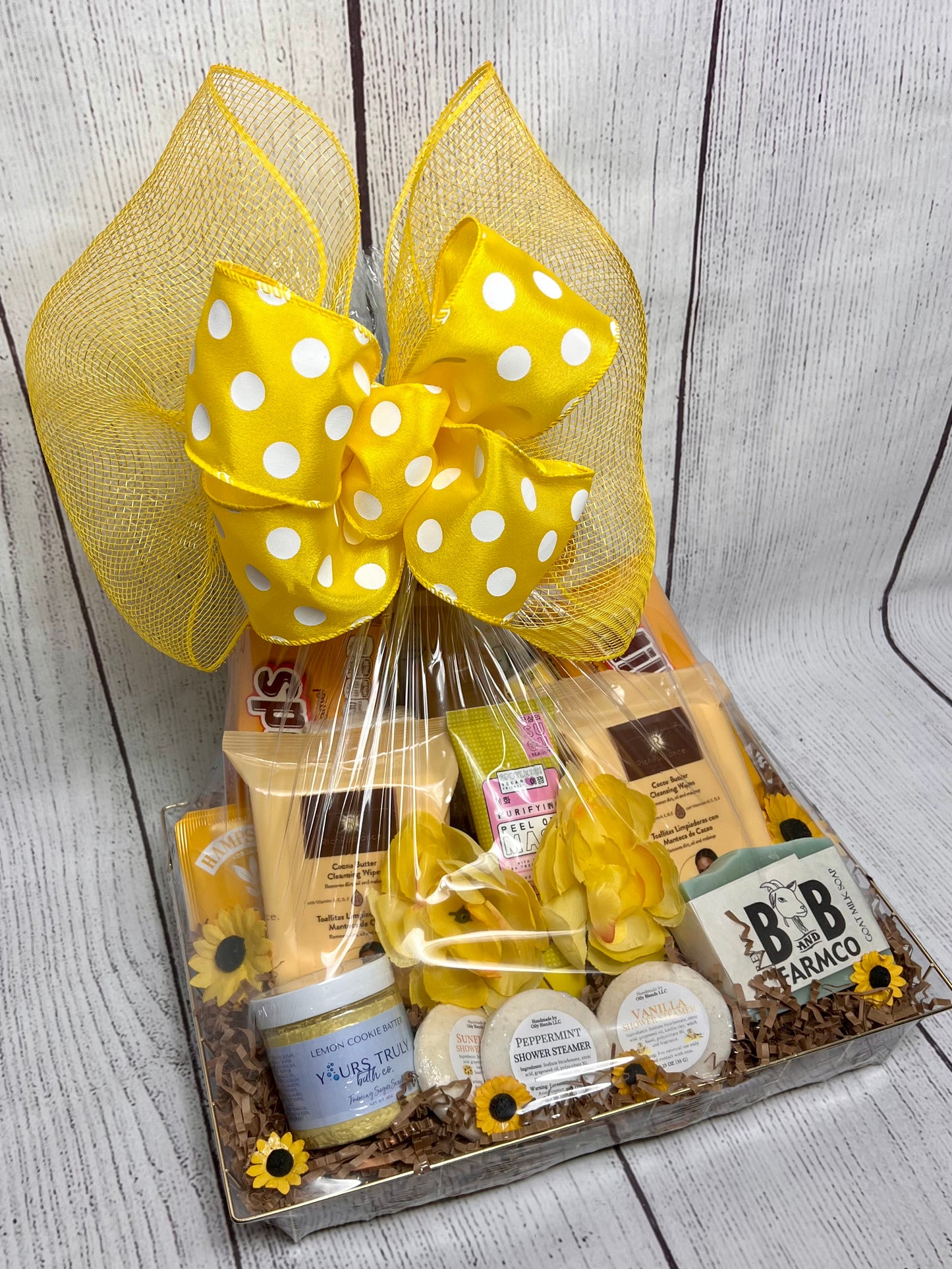 Bringing Home Baby Gift Basket - Yellow